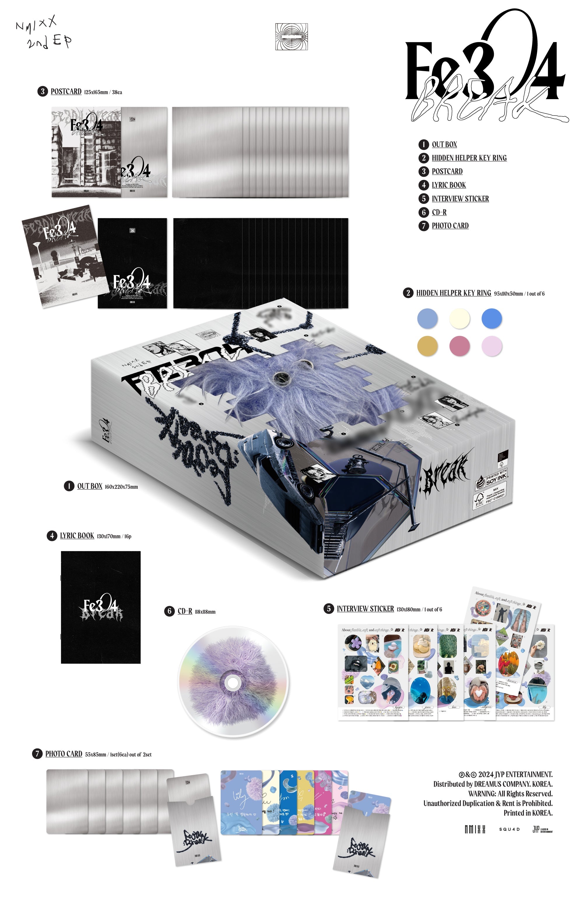 NMIXX Fe3O4 Limited ver. ソリュン　モケモケ Amazon | NMIXX Fe3O4 BREAK Limited 限定盤 ソリュン モケモケ
