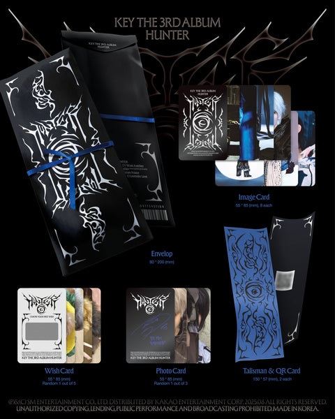 [PRE-ORDER] KEY - 3rd Full Album [HUNTER] (Talisman Ver.)