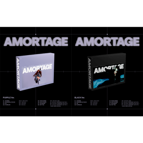 [PRE-ORDER] JISOO - mini album [AMORTAGE] (EXCLUSIVE EDITION) (2 TYPES Random)