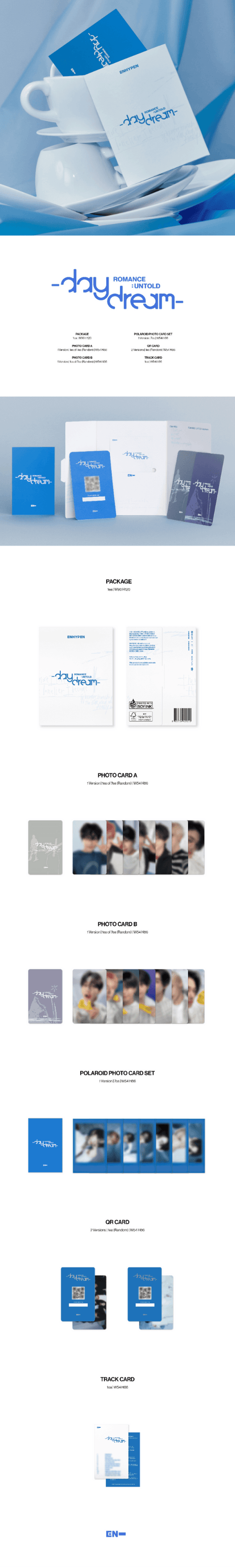 ENHYPEN - 2ND ALBUM Repackage [ROMANCE : UNTOLD –daydream-] (Weverse Albums Ver.)