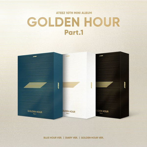 [PRE-ORDER] ATEEZ - 10TH MINI ALBUM [GOLDEN HOUR : Part.1] (Random Ver.)