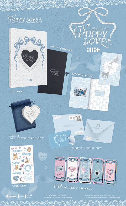 [SFKOREA] ILLIT PHOTOBOOK [I'll change it : PUPPY LOVE] (+ MUSICPLANT P.O.B)