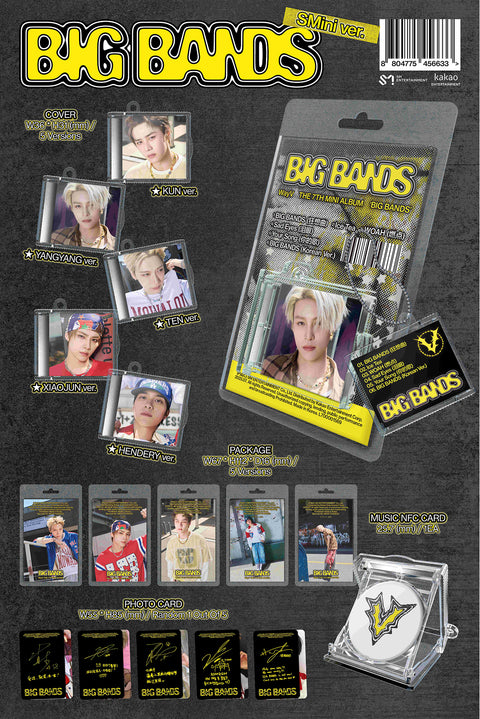 [SFKOREA] WayV - 7th mini album [BIG BANDS] (SMini Ver.) (5 TYPES Random)