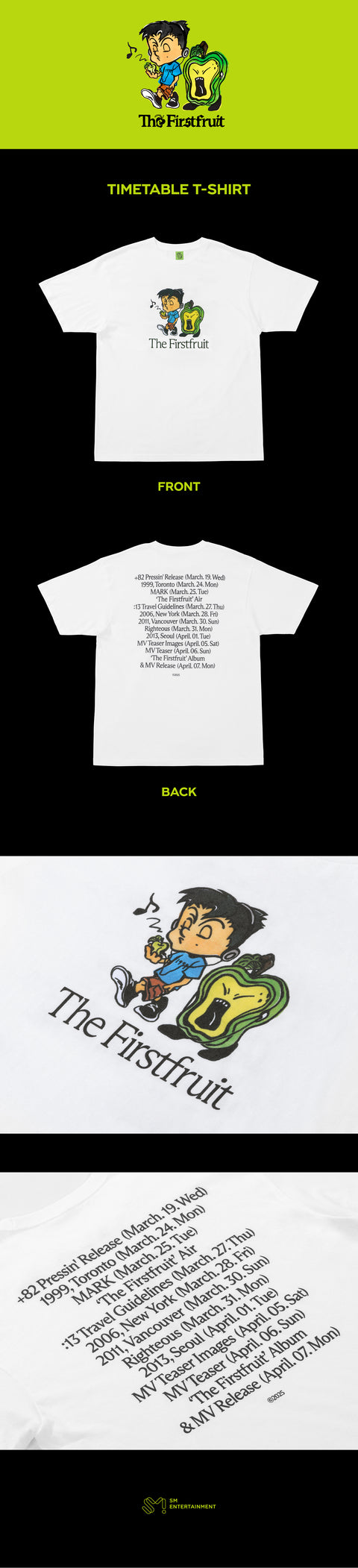 [PRE-ORDER] The Firstfruit - TIMETABLE T-SHIRT