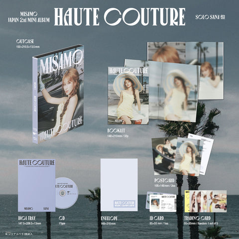 MISAMO (TWICE) - JAPAN 2ND MINI ALBUM [HAUTE COUTURE] (MEMBER Ver.)