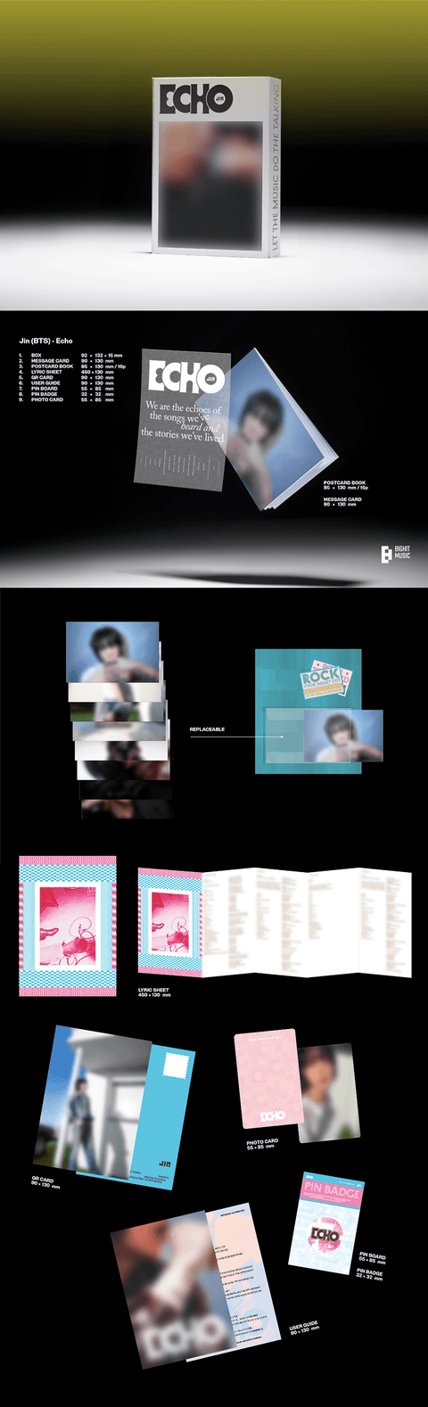 [PRE-ORDER] JIN (BTS) - 2nd mini album 'Echo' (Weverse Albums ver.) (+Weverseshop P.O.B)
