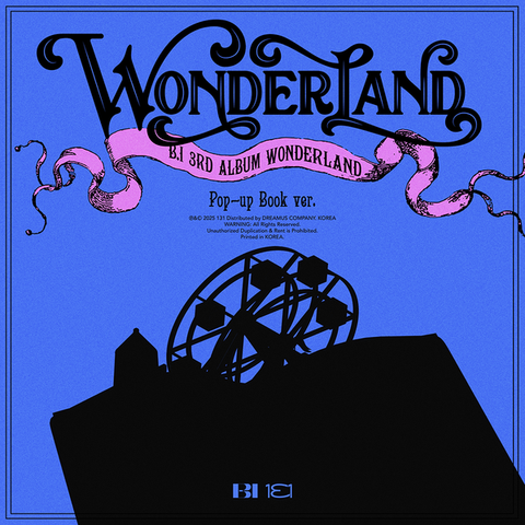 [PRE-ORDER] B.I - 3rd Full Album [WONDERLAND] (Pop-up book Ver.)