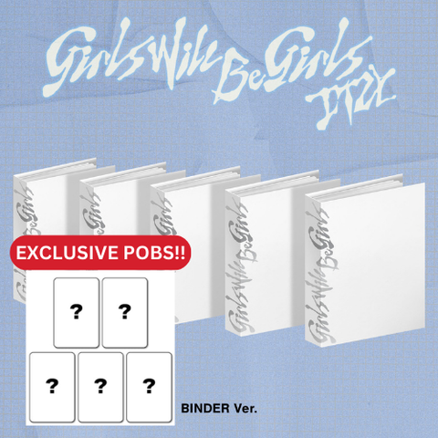 [PRE-ORDER] ITZY - [Girls Will Be Girls] (Binder Ver.) (+Soundwave P.O.B)