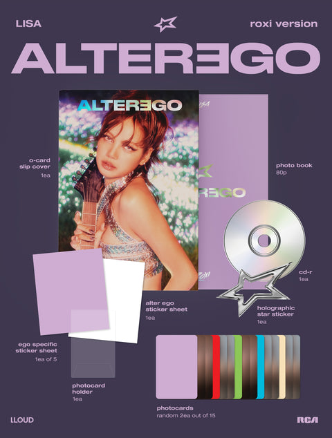 [PRE-ORDER] LISA (BLACKPINK) - LISA [Alter Ego –photobook roxi ver.]