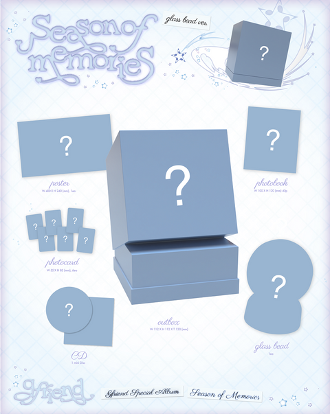 [PRE-ORDER] GFRIEND - GFRIEND Special Album 'Season of Memories' (Glass Bead ver.)