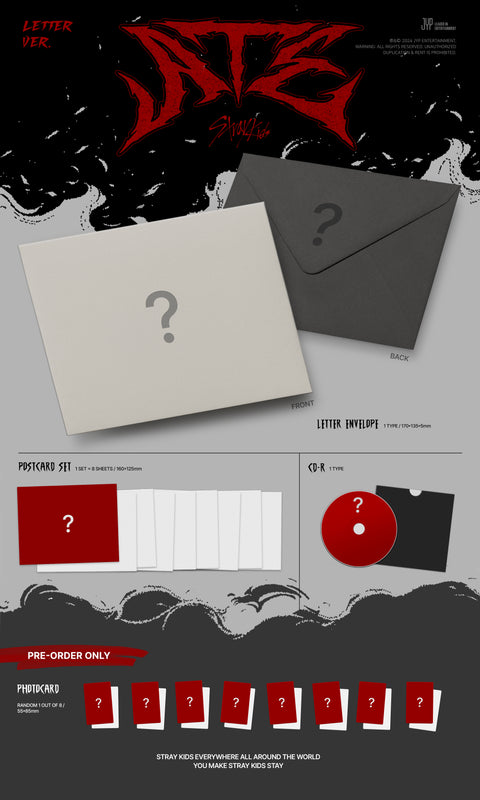 [SFKOREA] Stray Kids - 9TH MINI ALBUM [ATE] (Letter Ver.) (+ YES24 P.O.B)