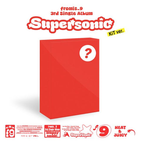 [PRE-ORDER] fromis_9 - 3RD SINGLE ALBUM [Supersonic] (KiT Ver.)