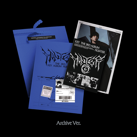 [PRE-ORDER] KEY - 3rd Full Album [HUNTER] (Archive Ver.)