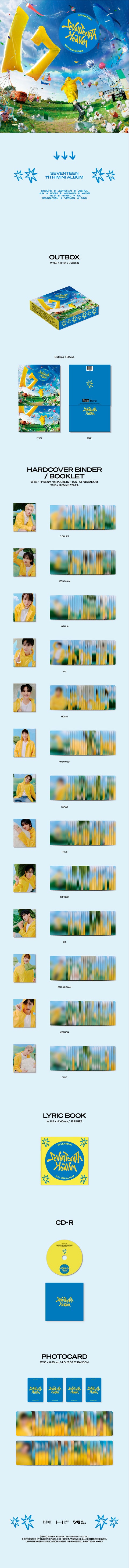 SEVENTEEN - 11TH MINI ALBUM [SEVENTEENTH HEAVEN] (CARAT Ver.) (with Soundwave Exclusive Benefits)