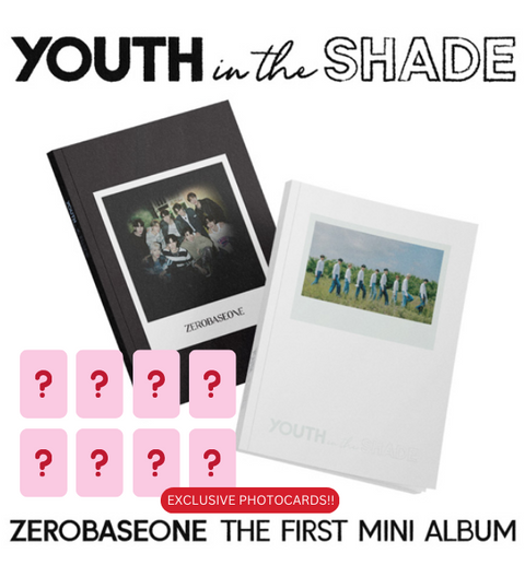 ZEROBASEONE The 1st Mini Album [YOUTH IN THE SHADE] (Random Ver.) (with Apple Music Exclusive Photocards)