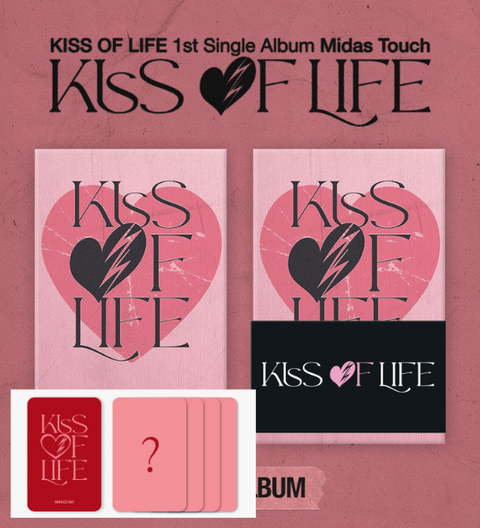 [PRE-ORDER] KISS OF LIFE - 1ST SINGLE ALBUM [Midas Touch] (POCA Ver.) (with MAKESTAR_ribbon pc)
