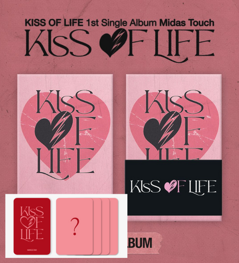 KISS OF LIFE - 1ST SINGLE ALBUM [Midas Touch] (POCA Ver.) (with MAKESTAR_ribbon pc)