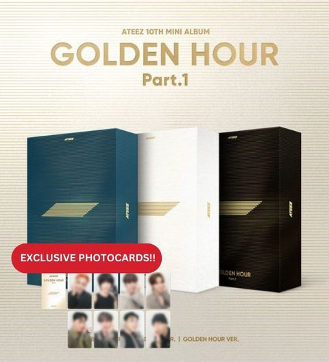 ATEEZ - 10TH MINI ALBUM [GOLDEN HOUR : Part.1] (with Makestar Exclusive Benefits)