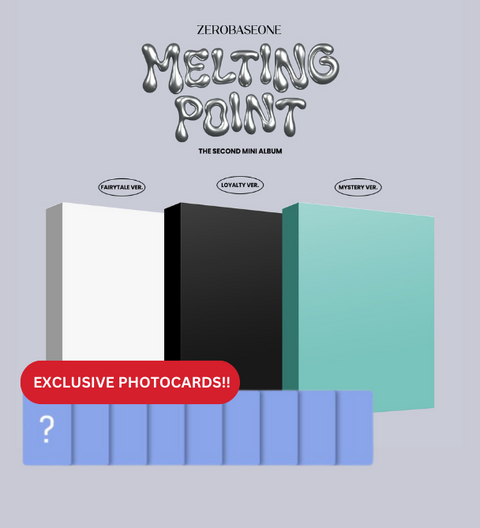 ZEROBASEONE - 2ND MINI ALBUM [MELTING POINT] (Random Ver.) (With Apple Music exclusive Photocard)