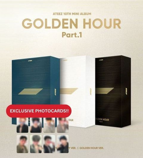 ATEEZ - 10TH MINI ALBUM [GOLDEN HOUR : Part.1] (with Soundwave Exclusive Benefits)