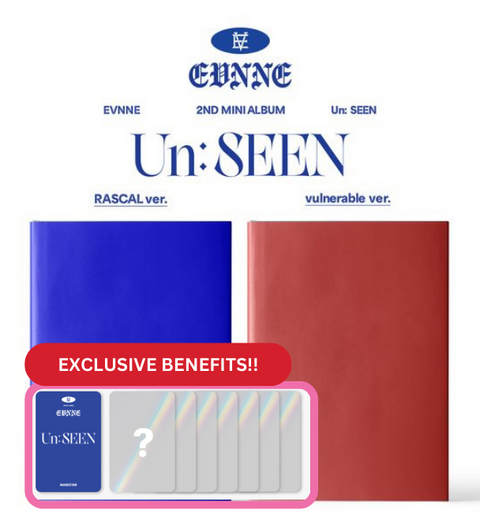 EVNNE - 2ND MINI ALBUM [Un: SEEN] (with Makestar Exclusive Benefits)