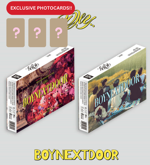 BOYNEXTDOOR - 1ST EP ALBUM [WHY..] (Random Ver.) (with Soundwave Exclusive Photocards)