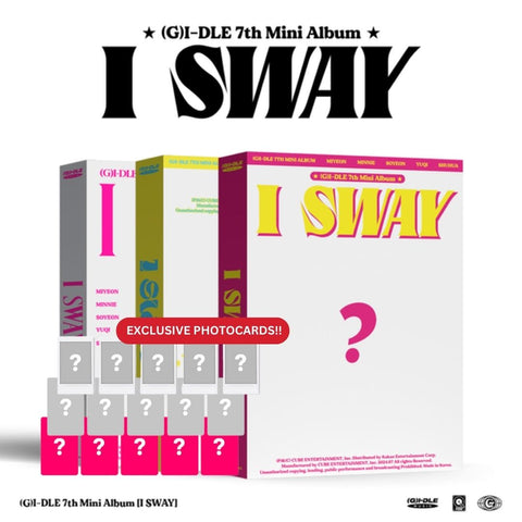 [SFKOREA] (G)I-DLE - 7TH MINI ALBUM [I SWAY] (with Applemusic Lucky Draw Benefits)