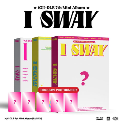 (G)I-DLE - 7TH MINI ALBUM [I SWAY] (with Soundwave Exclusive Benefits)