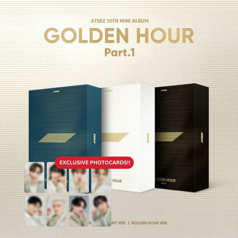 ATEEZ - 10TH MINI ALBUM [GOLDEN HOUR : Part.1] (with Soudwave 2nd Lucky Draw Benefits)