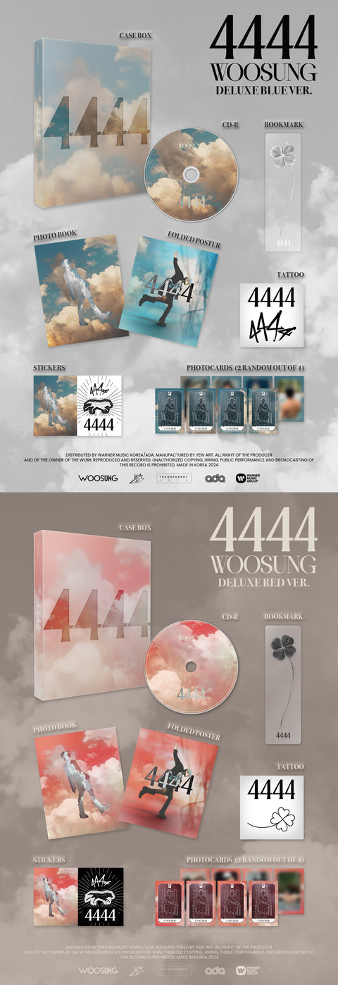 [PRE-ORDER] WOOSUNG (The Rose) - Solo Album [4444] (Deluxe Ver.)