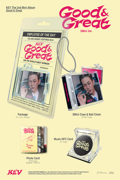 KEY - 2ND MINI ALBUM [Good & Great] (SMini Ver.)