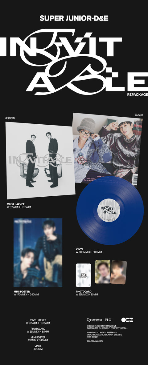 [PRE-ORDER] SUPER JUNIOR D&E - SUPER JUNIOR-D&E INEVITABLE(LP)