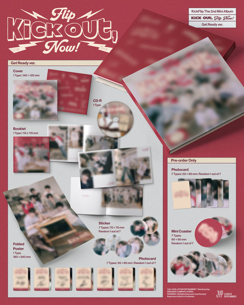 [PRE-ORDER] KickFlip - 2nd mini album [Kick Out, Flip Now!] (Digipack Ver.)