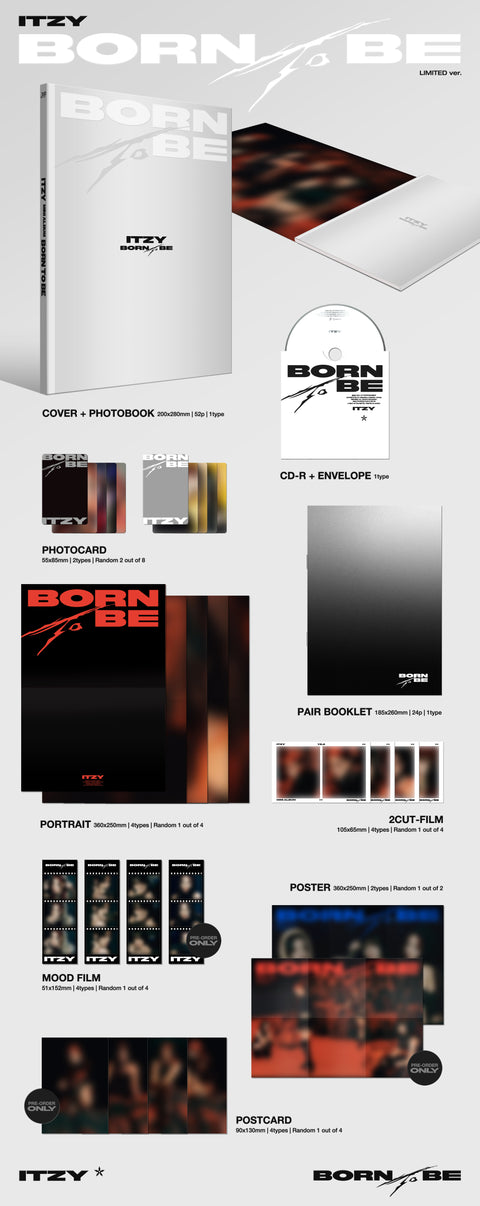 ITZY - [BORN TO BE] (LIMITED Ver.) (with Soundwave Exclusive Benefits)