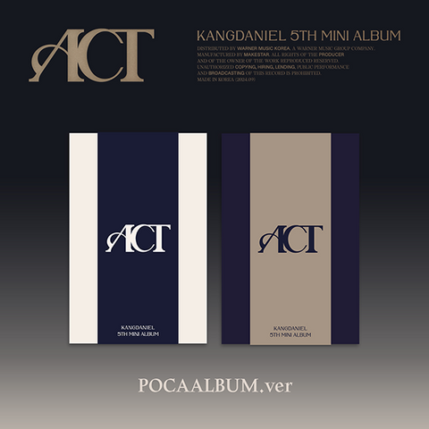 KANGDANIEL - 5th Mini Album [ACT] (POCA Ver.)