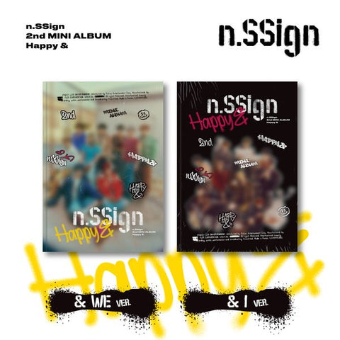 n.SSign - 2ND MINI ALBIM [Happy&] (Random Ver.)