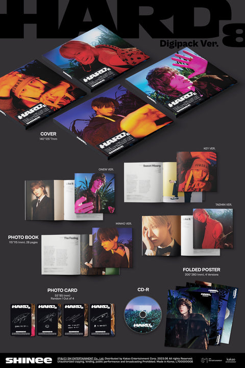 [SFKOREA] SHINee - The 8th Album [HARD] (Digipack Ver.)