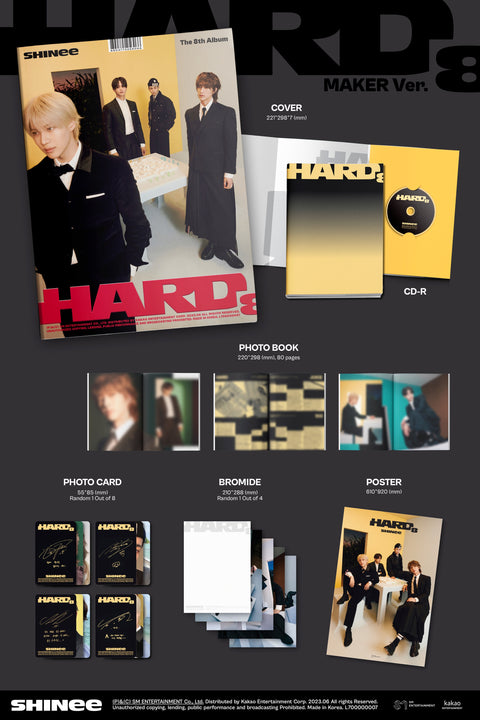 SHINee - The 8th Album [HARD] (PhotoBook Ver.)