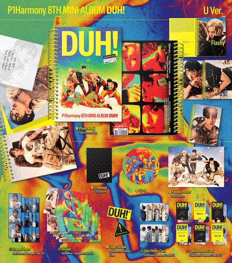 [PRE-ORDER] P1Harmony - 8th mini album [DUH!] (+Applemusic P.O.B)
