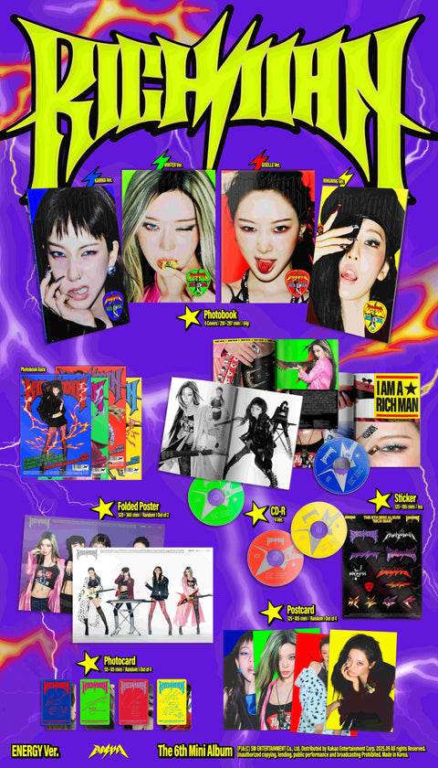 [PRE-ORDER] aespa - 6th mini album [Rich Man] (ENERGY Ver.)