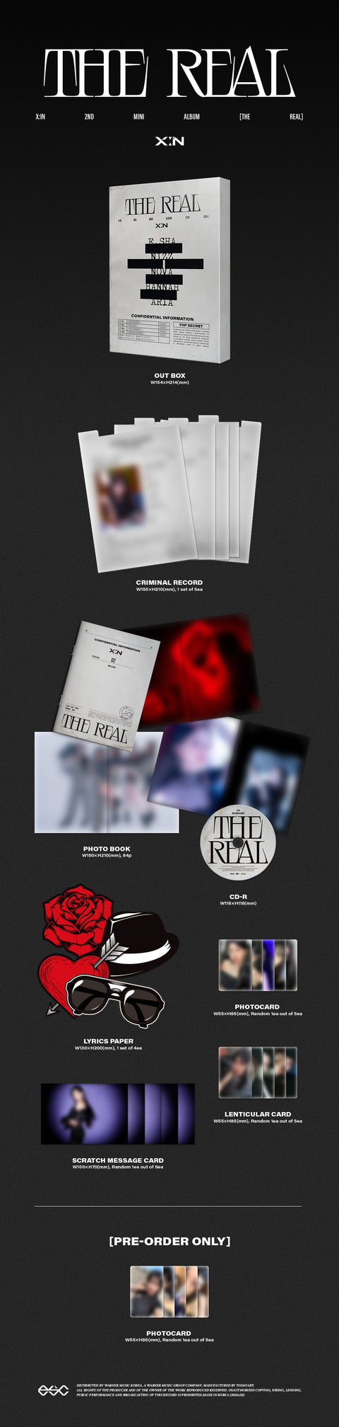 X:IN - 2ND MINI ALBUM [THE REAL]