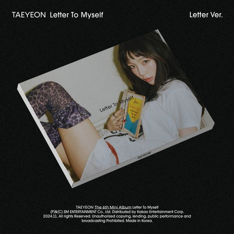 [SFKOREA] TAEYEON - 6th Mini Album [Letter To Myself] (Letter Ver.)