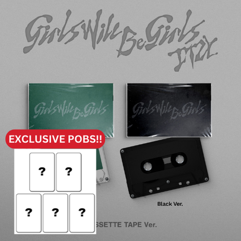 [PRE-ORDER] ITZY - [Girls Will Be Girls] (Cassette Tape Ver.) (+Soundwave P.O.B)