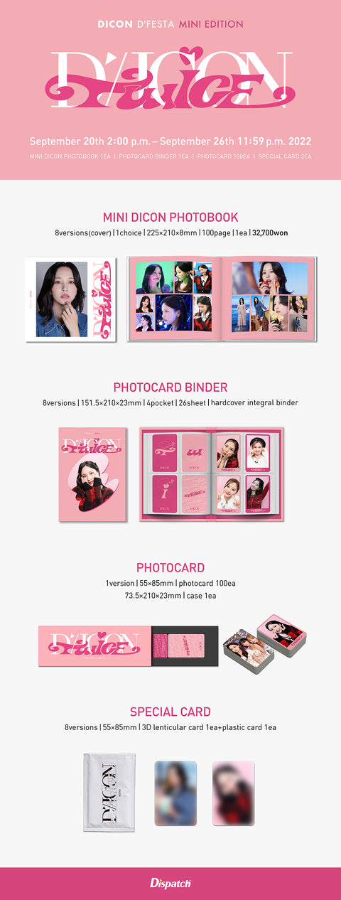 DICON D'FESTA MINI EDITION : TWICE (MINA VER.)