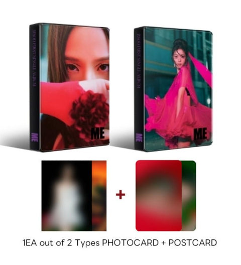 JISOO FIRST SINGLE ALBUM [ME] YG TAG ALBUM LP Ver. (Random Ver.)