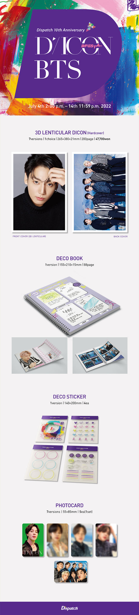 DICON D'FESTA BTS JIN