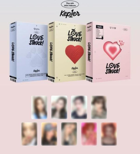 [SFKOREA] Kep1er - The 4th Mini Album [LOVESTRUCK!] (Random Ver.) (with Whosfan Exclusive Photocards)