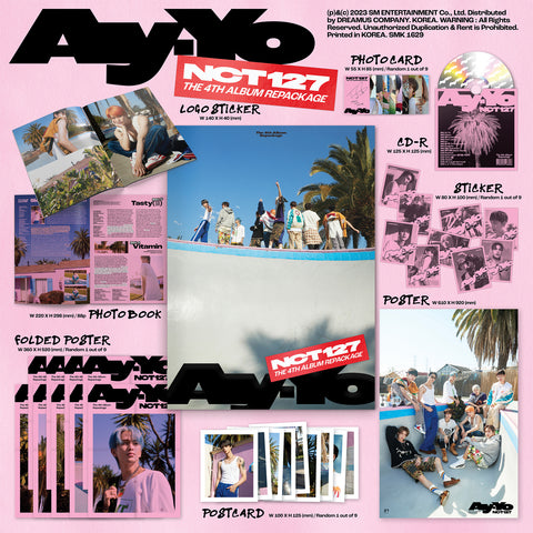 NCT 127 The 4th Album Repackage [AyYo] (B Ver.)