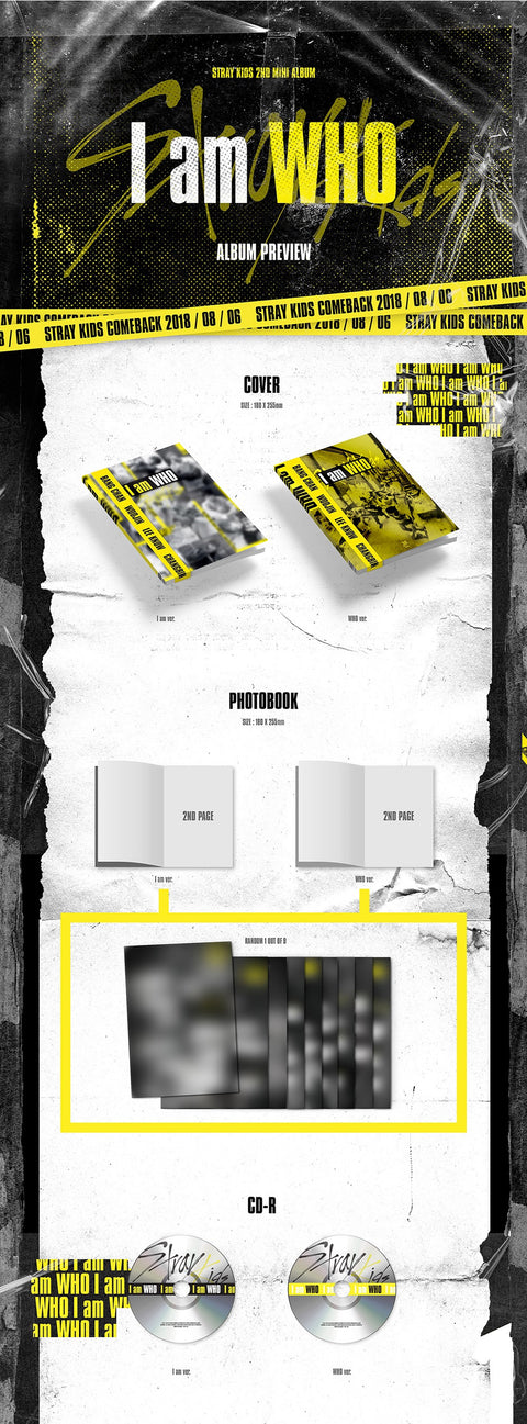 Stray Kids - Mini Album Vol.2 [I am WHO] (Random Ver.)